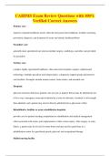CAHIMS Exam Review Questions with 100&percnt;&NewLine;Verified Correct Answers