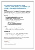 NCCT PRACTICE EXAM SURGICAL TECH LATEST 2025-2026 REAL EXAM 240 QUESTIONS AND CORRECT ANSWERS&vert;ALREADY GRADED A&plus;