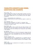 TEXES PPR CONCEPTS AND TERMS QUESTIONS AND ANSWERS