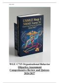 WGU C715 Organizational Behavior Objective Assessment &NewLine;Comprehensive Review and Quizzes &NewLine;2026&sol;2027 &NewLine;Question 1 &NewLine;