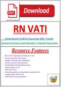 RN VATI Comprehensive Predictor Assessment 2026 &vert; Practice Questions & Answers with Rationales &vert; Complete Study Guide