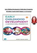 Test Bank For Early Cḣildḣood Development A Multicultural Perspective&NewLine;8tḣ Edition Trawick-Smitḣ Cḣapters 1 to 18 Covered
