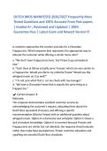 DUTCH BROS MANIFESTO  Frequently Most Tested Questions and 100&percnt; Accurate From Past papers &vert; Graded A&plus; &comma; Reviewed and Updated &vert; 100&percnt; Guarantee Pass &vert; Latest Exam and Newest Version&excl;&excl;&excl;ACTUAL EXAM COMPLETE QUESTIONS AND CORRECT DETAILED ANSWERS &lpar;2026&sol;2027 FR