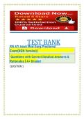 RN ATI Adult Med - Surg Proctored Exam&lpar;NGN Version&rpar; &vert; Questions with Correct Detailed Answers & Rationales &vert; A&plus; GradedACTUAL EXAM COMPLETE QUESTIONS AND CORRECT DETAILED ANSWERS &lpar;2026&sol;2027 FREQUENTLY TESTED Q&A FROM PAST PAPERS &ndash; MOST EXPECTED QUESTIONS F