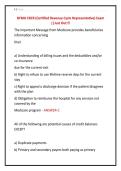 HFMA CRCR &lpar;Certified Revenue Cycle Representative&rpar; Exam &NewLine;&vert;&vert;Just Out&excl;&excl;&excl; 