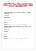 BIOD 331 Module 1 Exam - Cellular Pathology&comma; Injury&comma; and&NewLine;Adaptation 2026&sol;2027 UPDATE UPDATED ACTUAL&NewLine;Questions and CORRECT Answers