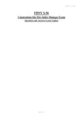 FDNY S-56&NewLine;Construction Site Fire Safety Manager Exam&NewLine;Questions and Answers&vert; Latest Update&NewLine;