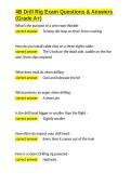 4B Drill Rig Exam Questions & Answers &lpar;Grade A&plus;&rpar;&period;docx&NewLine;&NewLine;