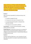 NCCCO Lift Director Certification EXAM QUESTIONS WITH &NewLine;CORRECT SOLUTIONS ALL WITH DETAILED RATIONALES JUST &NewLine;RELEASED THIS YEAR&period;pdf A comprehensive preparation &NewLine;resource for candidates pursuing the NCCCO Lift Director &NewLine;Certification&period; This document incl