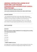 ARIZONA CONTRACTOR LICENSE CR-67 EXAM 2026 &vert; LOW VOLTAGE COMMUNICATION SYSTEMS STUDY GUIDE & PRACTICE Q&A