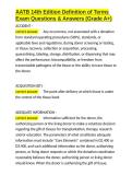 AATB 14th Edition Definition of Terms Exam Questions & Answers &lpar;Grade A&plus;&rpar;&period;docx&NewLine;&NewLine;