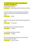 CT Board Review Exam Questions & Answers &lpar;Grade A&plus;&rpar;&period;docx&NewLine;&NewLine;