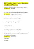 CST Practice Exam B and A Questions with Correct Answers&period;docx&NewLine;&NewLine;