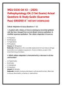 WGU D236 OA V2 &ndash; &lpar;2026&rpar; Pathophysiology OA &lpar;3 Set Exams&rpar; Actual Questions & Study Guide &lpar;Guarantee Pass&rpar; GRADED A&plus; INSTANT DOWNLOAD