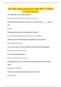 Tpc 305&semi; Pumps Questions with 100&percnt; Verified&NewLine;Correct Answers