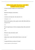 CETa study guide Questions with 100&percnt;&NewLine;Verified Correct Answers