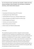 SFST TEST PRACTICE EXAM&ndash; QUESTIONS AND ANSWERS &vert; VERIFIED AND WELL&NewLine;DETAILED ANSWERS &vert; EXAM TESTBANK &vert; PLUS RATIONALES &vert; DOWNLOAD&NewLine;AND PASS &vert; LATEST EXAM UPDATE 2026&sol;2027