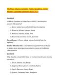 TBS Phase 4 Exam &vert; Complete Practice Questions&comma; Correct &NewLine;Answers & Detailed Rationales &lpar;2026&sol;2027&rpar; 