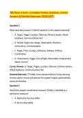 TBS Phase 3 Exam &vert; Complete Practice Questions&comma; Correct &NewLine;Answers & Detailed Rationales &lpar;2026&sol;2027&rpar;  