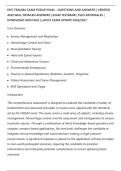 EMT TRAUMA EXAM FISDAP EXAM &ndash; QUESTIONS AND ANSWERS &vert; VERIFIED&NewLine;AND WELL DETAILED ANSWERS &vert; EXAM TESTBANK &vert; PLUS RATIONALES &vert;&NewLine;DOWNLOAD AND PASS &vert; LATEST EXAM UPDATE 2026&sol;2027