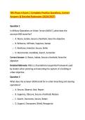 TBS Phase 4 Exam &vert; Complete Practice Questions&comma; Correct &NewLine;Answers & Detailed Rationales &lpar;2026&sol;2027&rpar; 