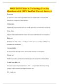 WGU D333 Ethics in Technology Practice&NewLine;Questions with 100&percnt; Verified Correct Answers