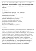 TEXAS ON SITE SEWAGE FACILITY &lpar;OSSF&rpar; INSTALLER II EXAM &ndash; QUESTIONS&NewLine;AND ANSWERS &vert; VERIFIED AND WELL DETAILED ANSWERS &vert; EXAM TESTBANK &vert;&NewLine;PLUS RATIONALES &vert; DOWNLOAD AND PASS &vert; LATEST EXAM UPDATE&NewLine;2026&sol;2027