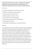 PA PESTICIDE APPLICATOR ACTUAL EXAM &ndash; QUESTIONS AND ANSWERS &vert;&NewLine;VERIFIED AND WELL DETAILED ANSWERS &vert; EXAM TESTBANK &vert; PLUS&NewLine;RATIONALES &vert; DOWNLOAD AND PASS &vert; LATEST EXAM UPDATE 2026&sol;2027