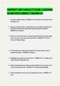 LOUISIANA PROPERTY AND CASUALTY INSURANCE EXAMS WITH CORRECT SOLUTIONS 2026&period;pdf&NewLine;