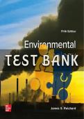 Test Bank for Environmental Geology&comma; 5th Edition by &lpar;Reichard&comma; 2023&rpar; &vert; All Chapters 1&ndash;16 Covered