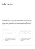 Spotter Network Test Study Guide &vert; Practice Questions&comma; Answers & Exam Review 2026&sol;2027