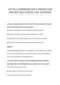 ATI PN Exam Compilations with Complete & Verified Solutions