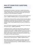 NHA CPT Exam Study Guide &vert; Certified Phlebotomy Technician Practice Questions&comma; Answers & Exam Review 2026&sol;2027