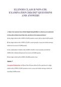ILLINOIS CLASS B NON-CDL&NewLine;EXAMINATION 2026&sol;2027 QUESTIONS&NewLine;AND ANSWERS