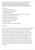 LASER SAFETY OFFICER ACTUAL EXAM &ndash; QUESTIONS AND ANSWERS &vert;&NewLine;VERIFIED AND WELL DETAILED ANSWERS &vert; EXAM TESTBANK &vert; PLUS&NewLine;RATIONALES &vert; DOWNLOAD AND PASS &vert; LATEST EXAM UPDATE 2026&sol;2027
