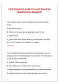 FLS Director Quiz &vert; Fire & Non-Fire Life Safety Director Practice Questions & Exam Review 2026&sol;2027