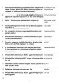 PH Immunology 2026&sol;2027 &ndash; Study Guide&comma; Practice Questions&comma; Answers & Exam Review