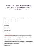 IAAP CPACC CERTIFICATION EXAM&NewLine;PRACTICE 2026 QUESTIONS AND&NewLine;ANSWERS