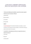 IAAP CPACC CERTIFICATION EXAM&NewLine;PRACTICE QUESTIONS AND ANSWERS