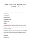 IAAP CPACC EXAM 2026 QUESTIONS&NewLine;AND ANSWERS