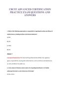 IAHCSMM CRCST Exam Compilations with Complete & Verified Solutions
