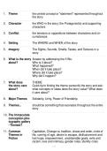 CRWR 200 Quiz 1 &ndash; Fiction 2026&sol;2027 &ndash; Practice Questions&comma; Answers&comma; Study Guide & Exam Review