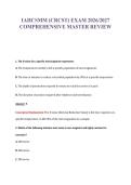 IAHCSMM &lpar;CRCST&rpar; EXAM 2026&sol;2027&NewLine;COMPREHENSIVE MASTER REVIEW