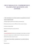 IAHCSMM CRCST Exam Compilations with Complete & Verified Solutions