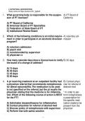 California Law Exam Physical Therapy 2026&sol;2027 &ndash; CAL-JAM Practice Questions&comma; Answers&comma; Study Guide & Exam Review