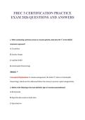 FREC 3 CERTIFICATION PRACTICE&NewLine;EXAM 2026 QUESTIONS AND ANSWERS