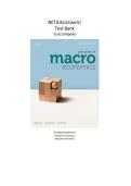 Test Bank for Principles of Macroeconomics&comma; 6th Canadian Edition by N&period; Gregory Mankiw&comma; Ronald D&period; Kneebone & Kenneth J&period; McKenzie &vert; Questions & Answers &vert; Complete Exam Prep
