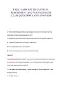 FREC Exam Compilations with Complete & Verified Solutions
