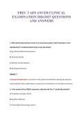 FREC Exam Compilations with Complete & Verified Solutions