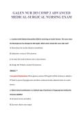 NUR 283 Exam Compilations with Complete & Verified Solutions